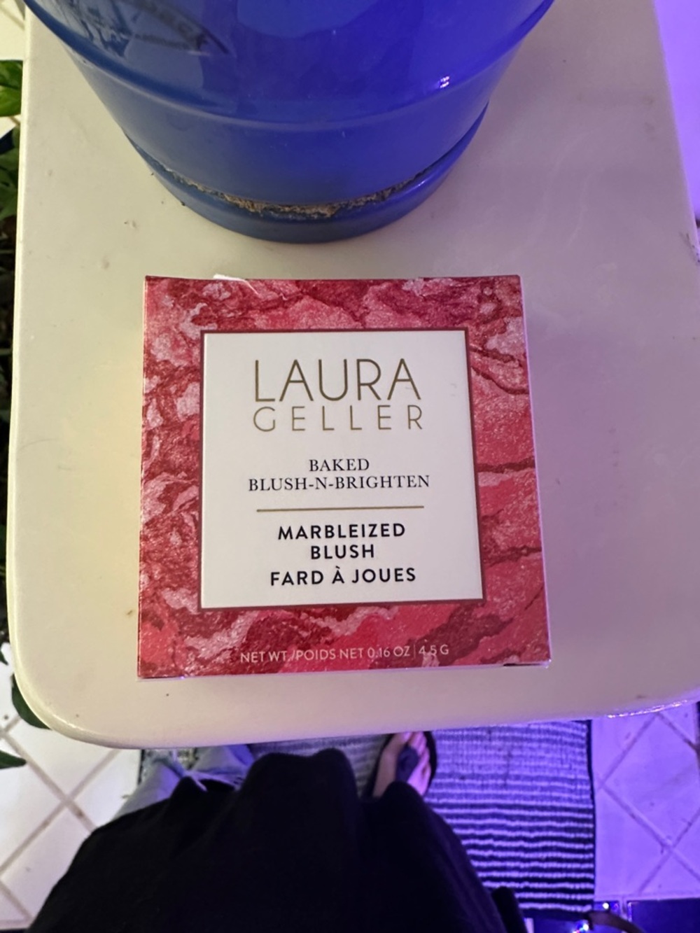 Laura Geller Marbleized Baked Blush - Rose Pink Packaging